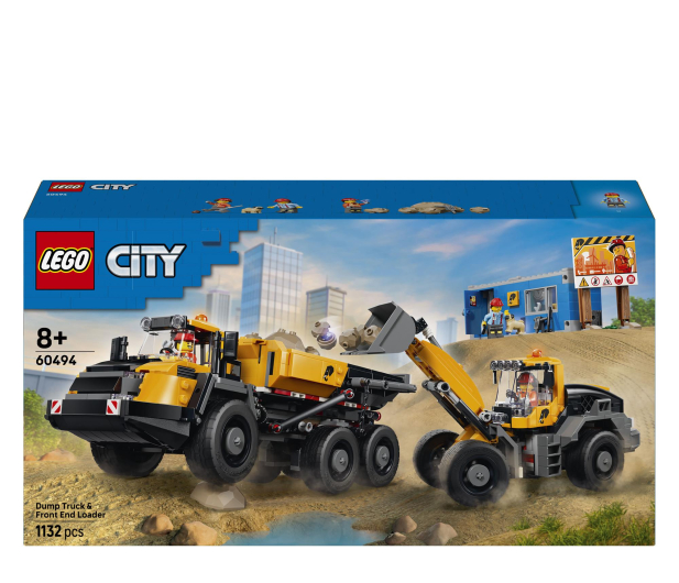 LEGO CITY 60494 Wywrotka i ładowarka czołowa - 1529818 - zdjęcie